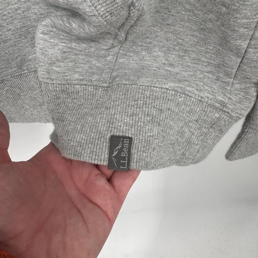 L.L. Bean Gray Hoodie with Multicolor Mountain Design - Picture 6 of 9